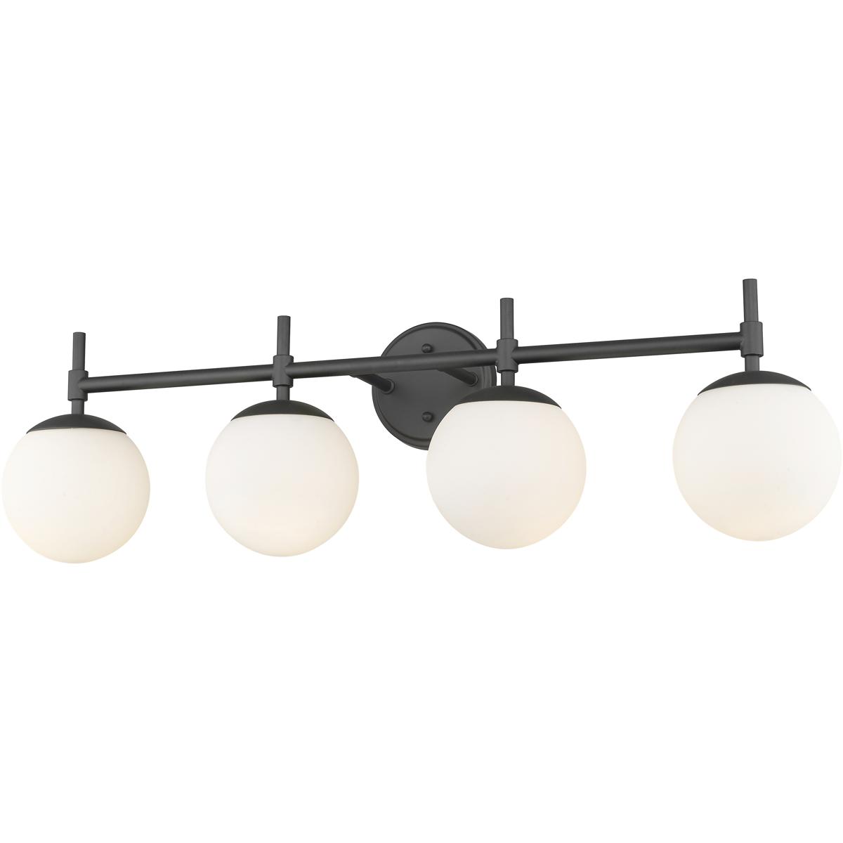 Millennium Lighting 30304-MB None 4 Light 33 inch Matte Black Bathroom Vanity Light Wall Light